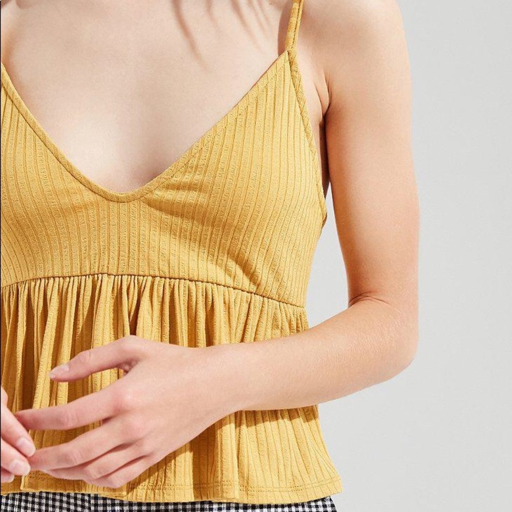 Urban Outfitters Yellow Tank
